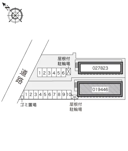 ★手数料０円★福山市引野町　月極駐車場（LP）